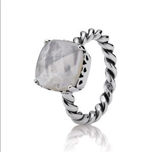 Pandora mother of pearl ring